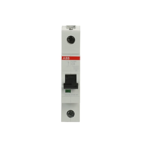 Interruptor automático 1 polo 6 amperes curva c ABB IA1P06ACC