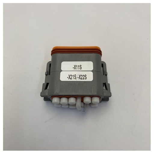 Conector macho con terminal. resistencia MTU X00E50208379